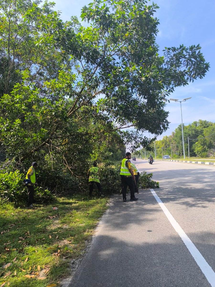 JKRMarang's tweet photo. JKR Marang menjalankan kerja senggaraan jalan FT003 Kuala Terengganu - Dungun (Benchmark) secara jabatan melibatkan kerja pemangkasan pokok tumbang menghalang laluan.
#IamJKR
#jkrmalaysia
#KitaJKR
#JKRsynergy
#JasaKepadaRakyat https://t.co/VsIPcVSJfd