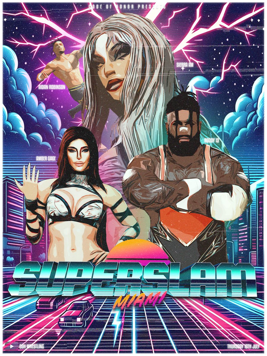 Here is the OFFICIAL PPV Poster for the ‘Hottest Party Of The Summer’ #COHSuperSlam🌴!
 
Coming to you LIVE this Thursday night and for the FIRST TIME EVER being premiered on our <a href="/YouTube/">YouTube</a>!

Created By: <a href="/SwiftGuy09/">Ryan Swift🇮🇳</a>

#WWE2K25

🗓️THURSDAY
🕒6pm EST/11pm UK
▶️ youtube.com/@cohwrestling
