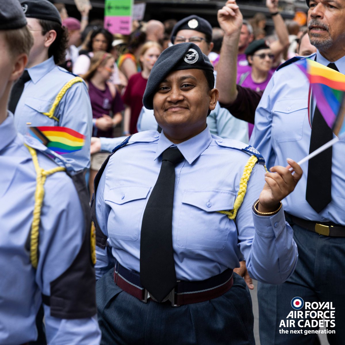 rafac_inclusion's tweet image. 🌈 A massive thank you to the RAF LGBTQ+ Network for sharing some incredible photos from Pride in London featuring our amazing RAF Air Cadets! 💙

#PrideInLondon #RAFAirCadets #RAFLGBTQ #InclusionMatters #Pride2025 #CadetsWithPride
