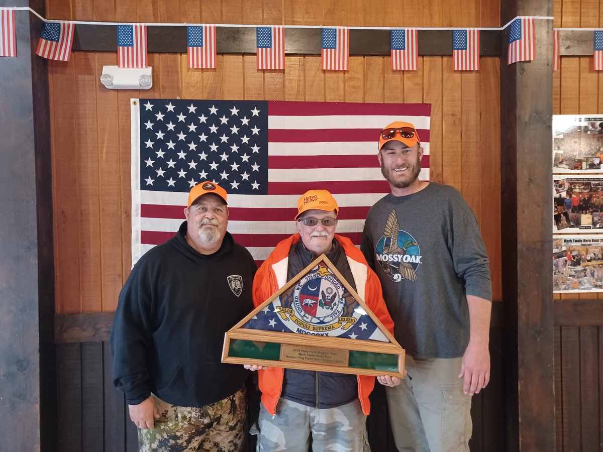 Are you a Missouri veteran who likes to hunt?  Apply now for an all-inclusive hunting trip Nov. 7-9 at Mark Twain or Crowder state parks. Applications accepted through Sept. 5 and can be picked up at local Veterans Service Office, locations found at: ow.ly/z0ss50Pc1tc.