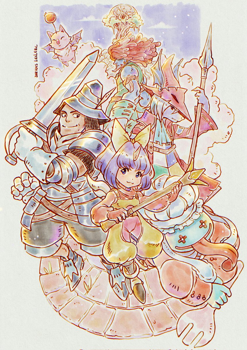 ChocoMago's tweet image. Final Fantasy IX 25th Anniversary!
I made these pieces 5 years ago. FFIX is my favorite game and the reason I became a video game artist! ✨
#FF9_25th
#FF9_25周年
#FF9祝25周年