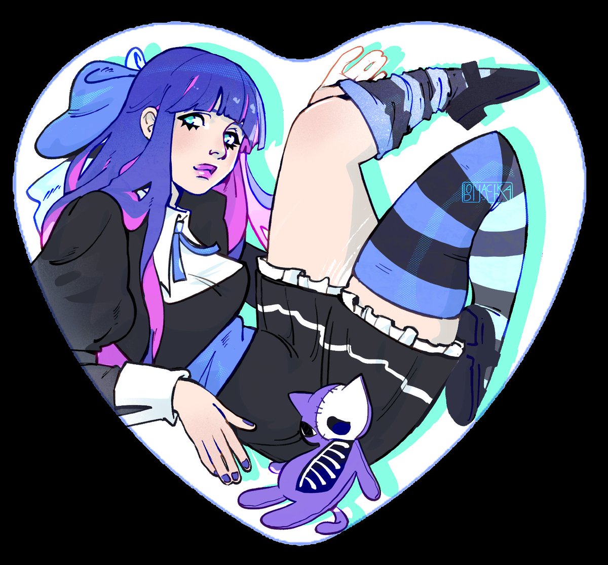 b0lyachka's tweet image. Panty and Stocking