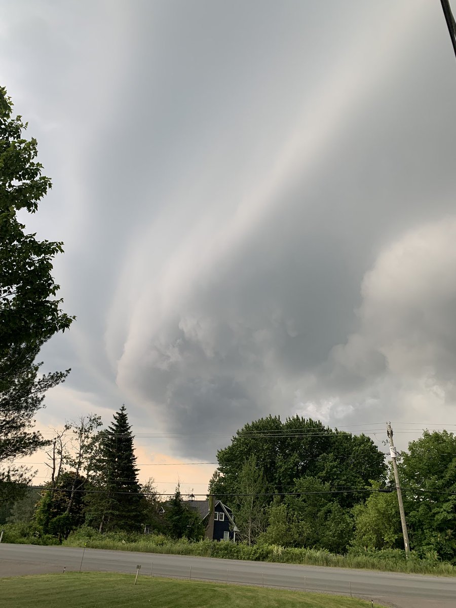 Angry clouds in Fredericton, NB! <a href="/weathernetwork/">The Weather Network</a>