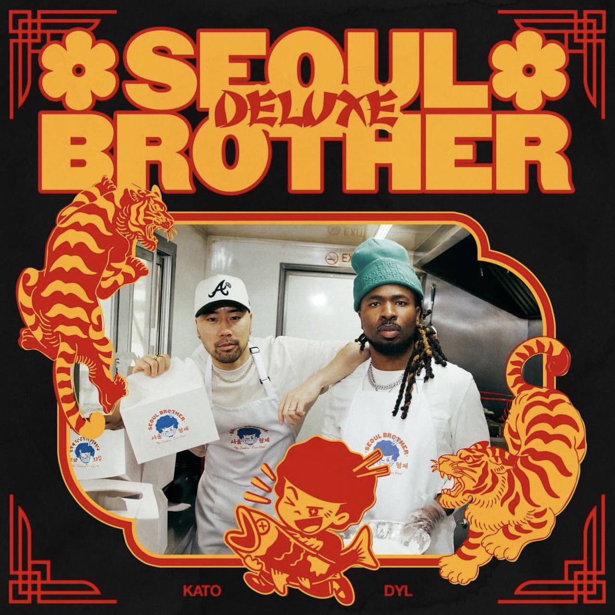 nobigdyl's tweet photo. SEOUL BROTHERRRRR DELUXE!! FRIDAY 🇺🇸🇰🇷 PRE-SAVE IN BIO LETS GO CRAZY 

CHEFS ARE BACK @KatoProducer https://t.co/qHchNrIlFX