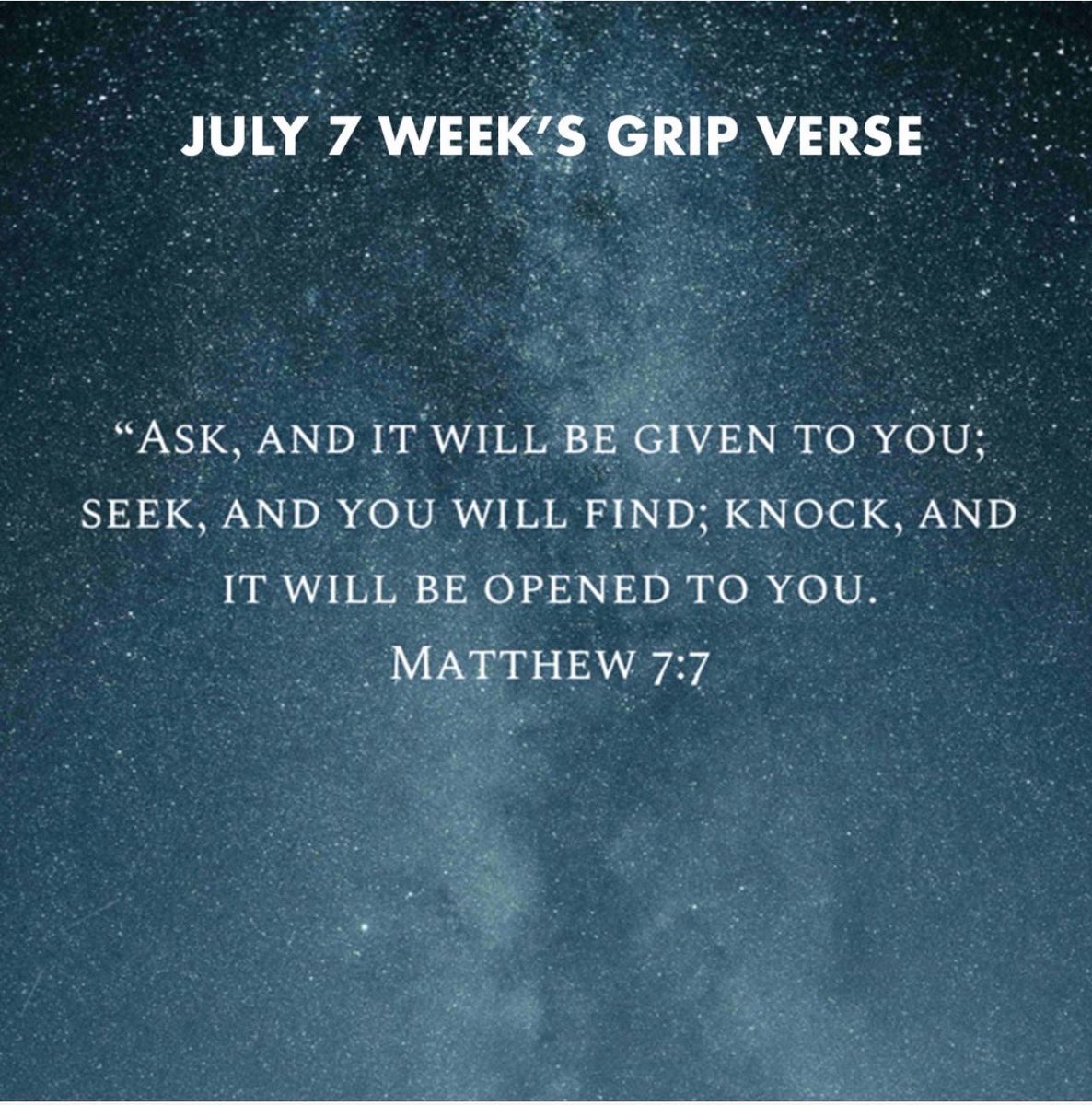 Here is the <a href="/InHisGripGolf/">In His Grip Golf</a> Life Group verse that we will be getting a GRIP on:
