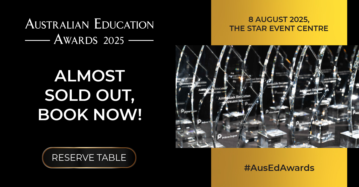 Registration is now open for tables at the #AusEdAwards! Join us on 8 August 2025 at The Star Event Centre to celebrate the brightest minds in education. Reserve your table today before it’s sold out!

hubs.la/Q03vF_hm0

#EducationExcellence #BestinEducation
