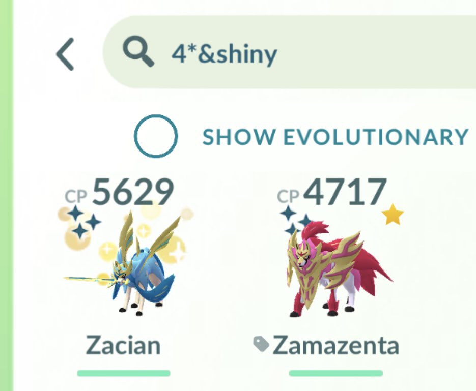 Did a lucky trade before the start of Community Day and ended up getting a shundo Zacian to match my Shundo Zamazenta I got during Global Go Fest!

 “This never happens to me”