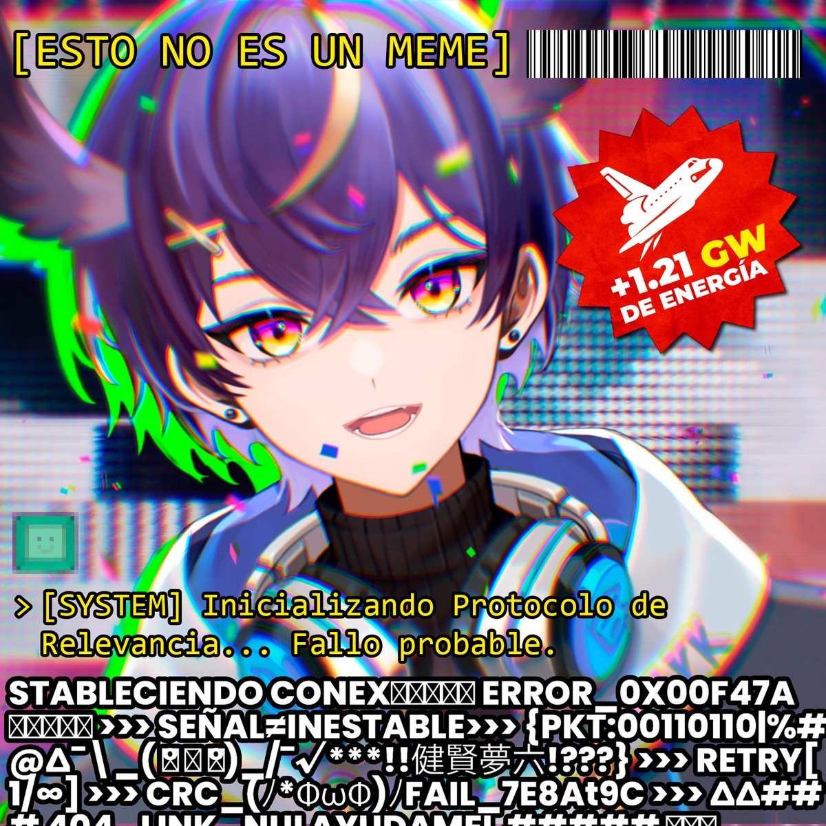 MayoRomaVT's tweet photo. @KineticTVe ─⌁📡SEÑAL INTERCEPTADA⭐⌁─
[SYS] ✦ Mayo Roma se presenta 🦉🖥️
VTuber varón//0.1 % maldad comprobada
Cargando a 1.21 GW de energía⚡
Busco tripulantes para esta nave llena de emoción! 
Aún en calibración… pero con tu apoyo, ¡prometo mejorar y divertirnos juntos!🖖🏻T̷̴̶̸͠Y̷̸̷͘ https://t.co/h8BbJxlzKv