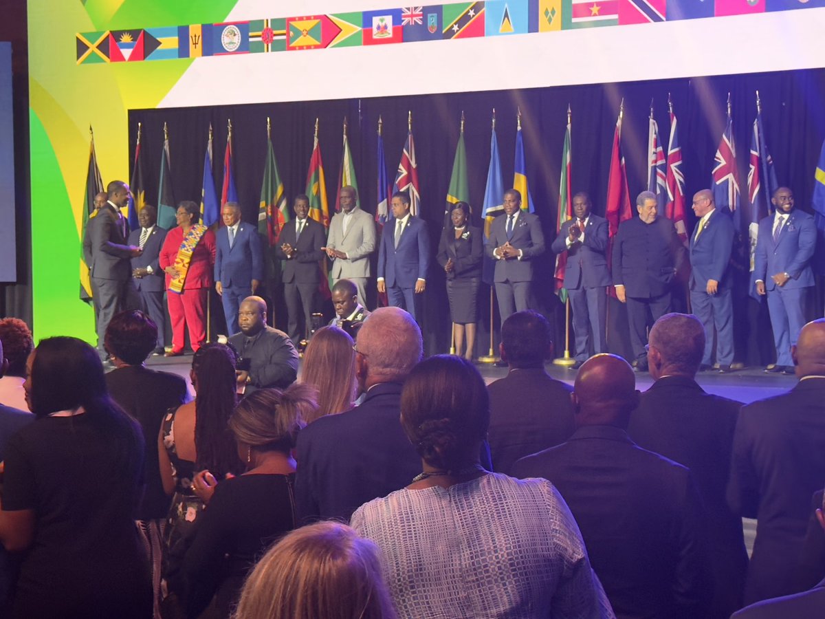 Privileged to witness the 49th #CARICOM Heads of Government Meeting — a powerful display of regional leadership, unity &amp; vision. The <a href="/UN/">United Nations</a> remains a steadfast partner in advancing the SDGs, climate resilience &amp; inclusive, people-centred development across the Caribbean.