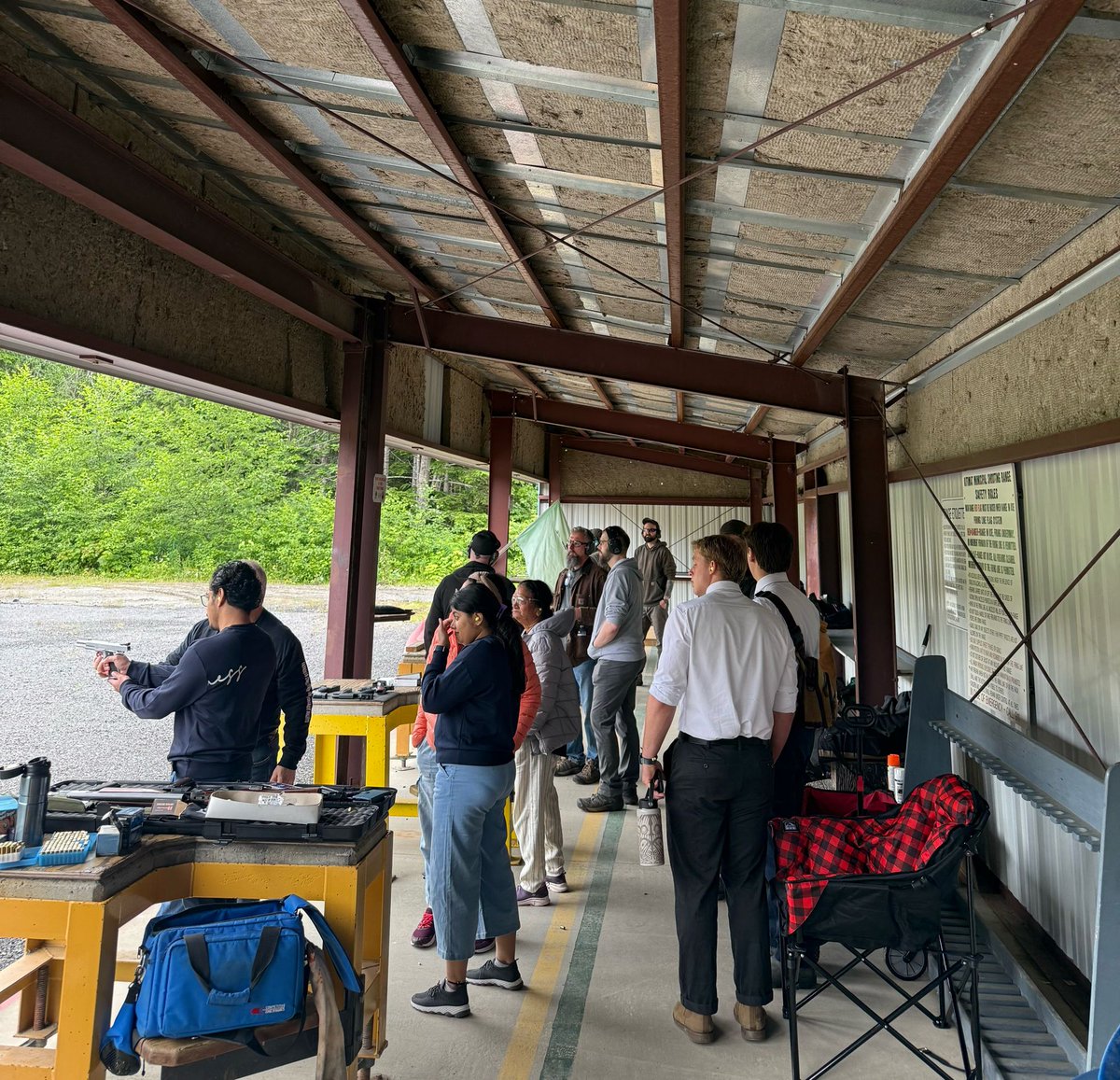 ClaireRattee's tweet image. Had a great time at the community BBQ at the shooting range yesterday! It was an awesome turnout, and such a fun way to spend an afternoon.
A big shoutout to these lovely ladies for doing an incredible job on the grill and keeping everyone well-fed — you crushed it!