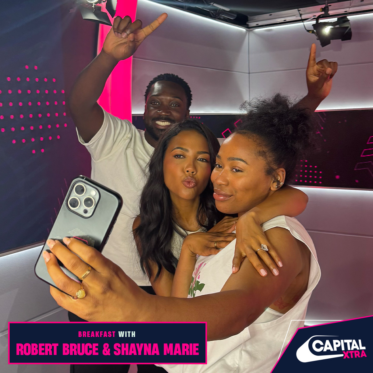 CapitalXTRA's tweet image. business queen @emmagrede is here with the breakfast crew to chat about her new podcast 'aspire with emma grede' 👏
lock in now on @globalplayer, the official capital xtra app 📲
