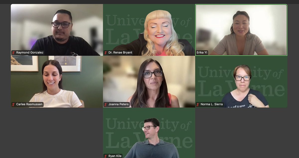 DrRenaeBryant's tweet image. Great first University of La Verne LaFetra College of Education Educational Leadership Doctoral Learning Community Group Meeting. We gave elevator introductions, created our norms, discussed our DISC results and discussed possible applications outside of the group. So excited for…