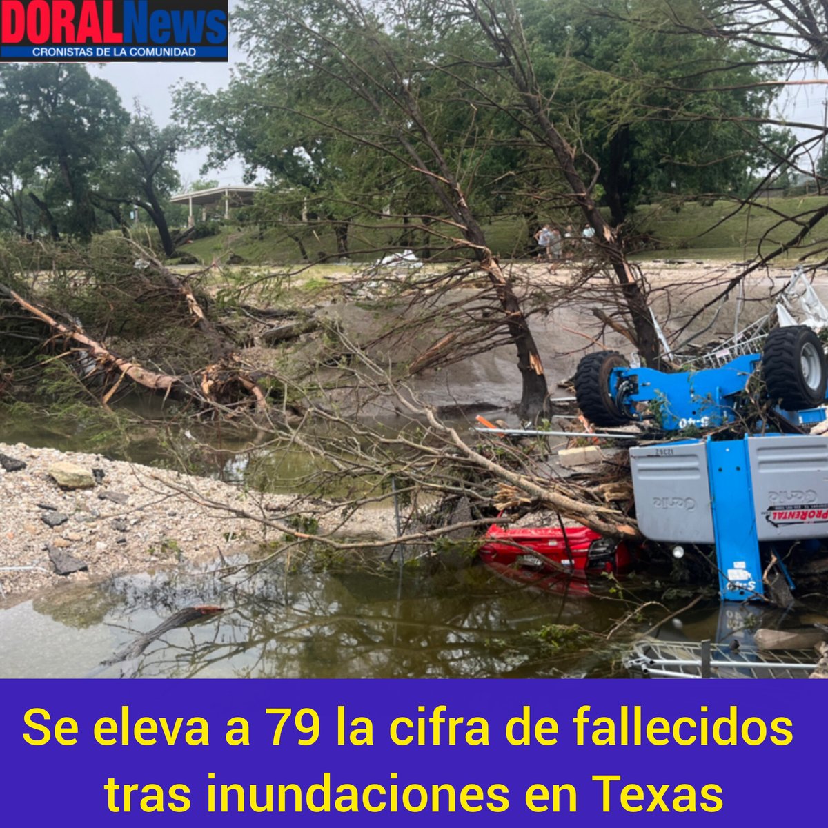 Se eleva a 79 la cifra de fallecidos tras inundaciones en Texas
instagram.com/p/DLyNJuTvZ9R/…