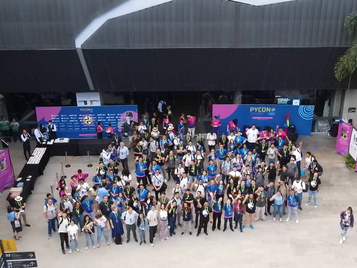 pyconcolombia's tweet image. Thank you for being part of PyCon Colombia 2025 🐍
We close this edition with full hearts and inspired minds.
Three days of learning, community, and collaboration remind us why we keep building through code and with purpose.
Until next year!
#PyCon #PyConColombia2025