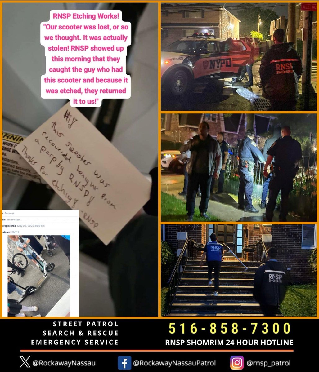RNSP (@rockawaynassau) on Twitter photo RNSP Post-Midnight Patrol units observed two males breaking into cars. The excellent #collaboration between RNSP Shomrim and <a href="/NYPD101Pct/">NYPD 101st Precinct</a> Midnight Tour resulted in #TwoUnder. Both perpetrators were in possession of credit cards and IDs that were stolen out of Nassau County, and RNSP Post-Midnight Patrol units observed two males breaking into cars. The excellent #collaboration between RNSP Shomrim and <a href="/NYPD101Pct/">NYPD 101st Precinct</a> Midnight Tour resulted in #TwoUnder. Both perpetrators were in possession of credit cards and IDs that were stolen out of Nassau County, and