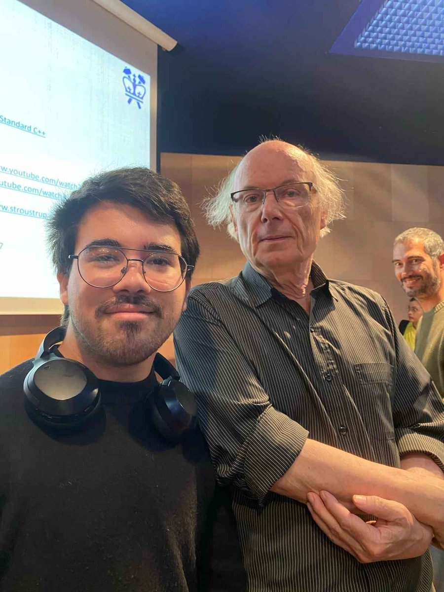 zuhaitz_dev's tweet image. Well, let's tall about the time I met Bjarne Stroustrup. I'll be honest, the man has some opinions. And they are exactly as based and unhinged as you'd hope for the creator of C++.