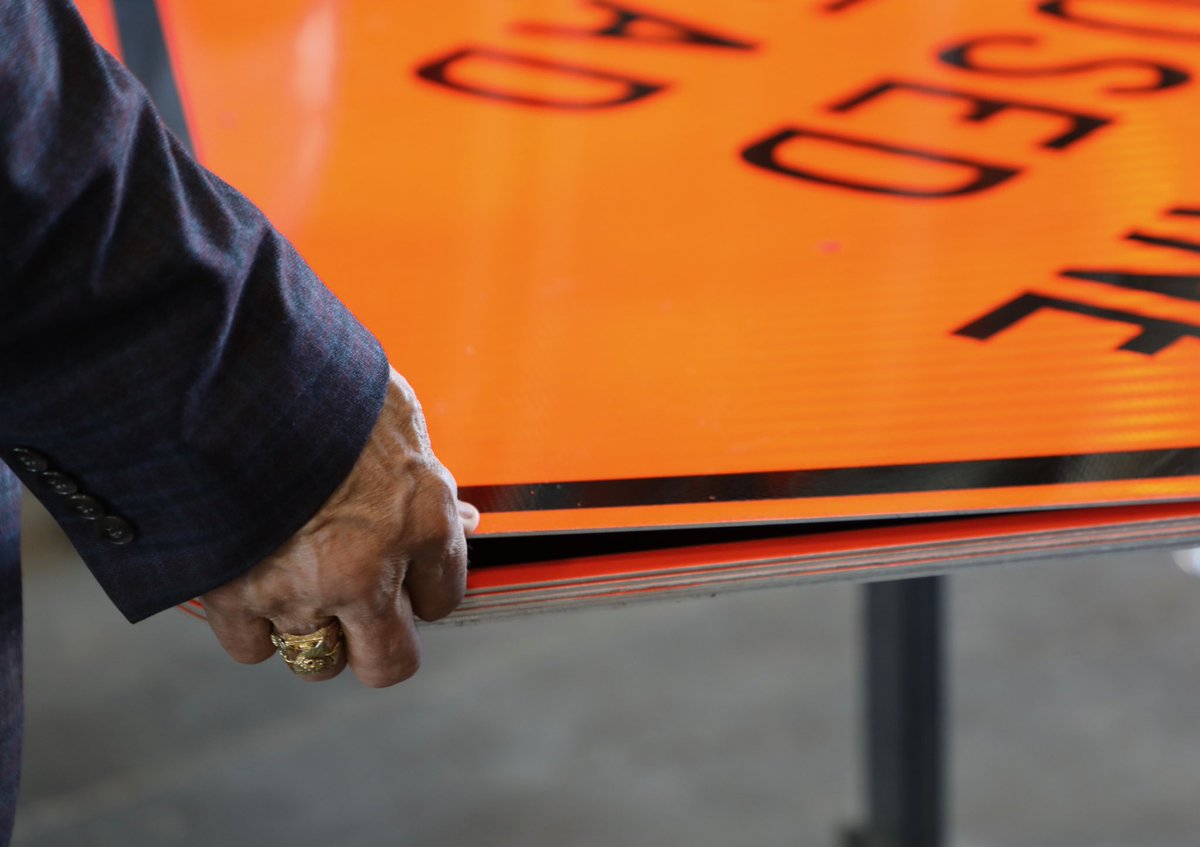 GovLarryRhoden's tweet image. Keeping South Dakotans safe is my top priority, and Dakota Traffic Services plays a key role in keeping us safe on the roads. They make thousands of different signs and even serve our neighbors in Minnesota and Iowa!