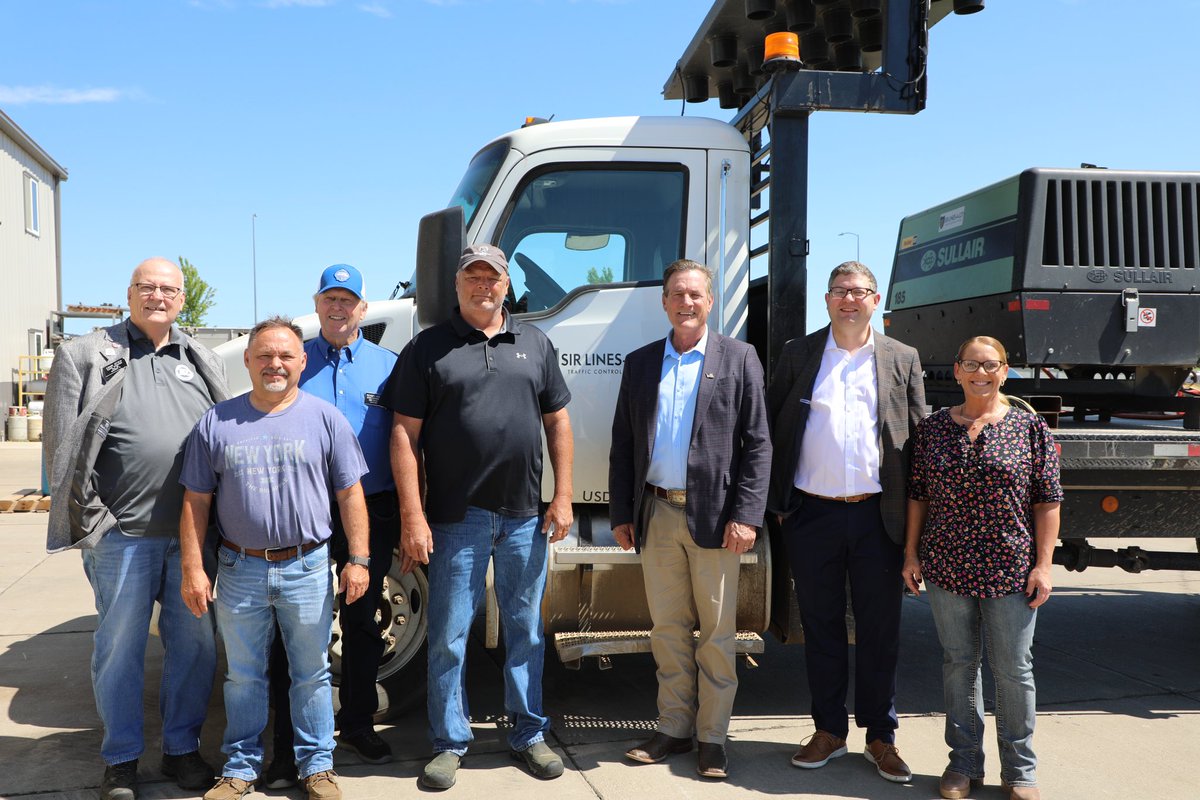 GovLarryRhoden's tweet image. Keeping South Dakotans safe is my top priority, and Dakota Traffic Services plays a key role in keeping us safe on the roads. They make thousands of different signs and even serve our neighbors in Minnesota and Iowa!
