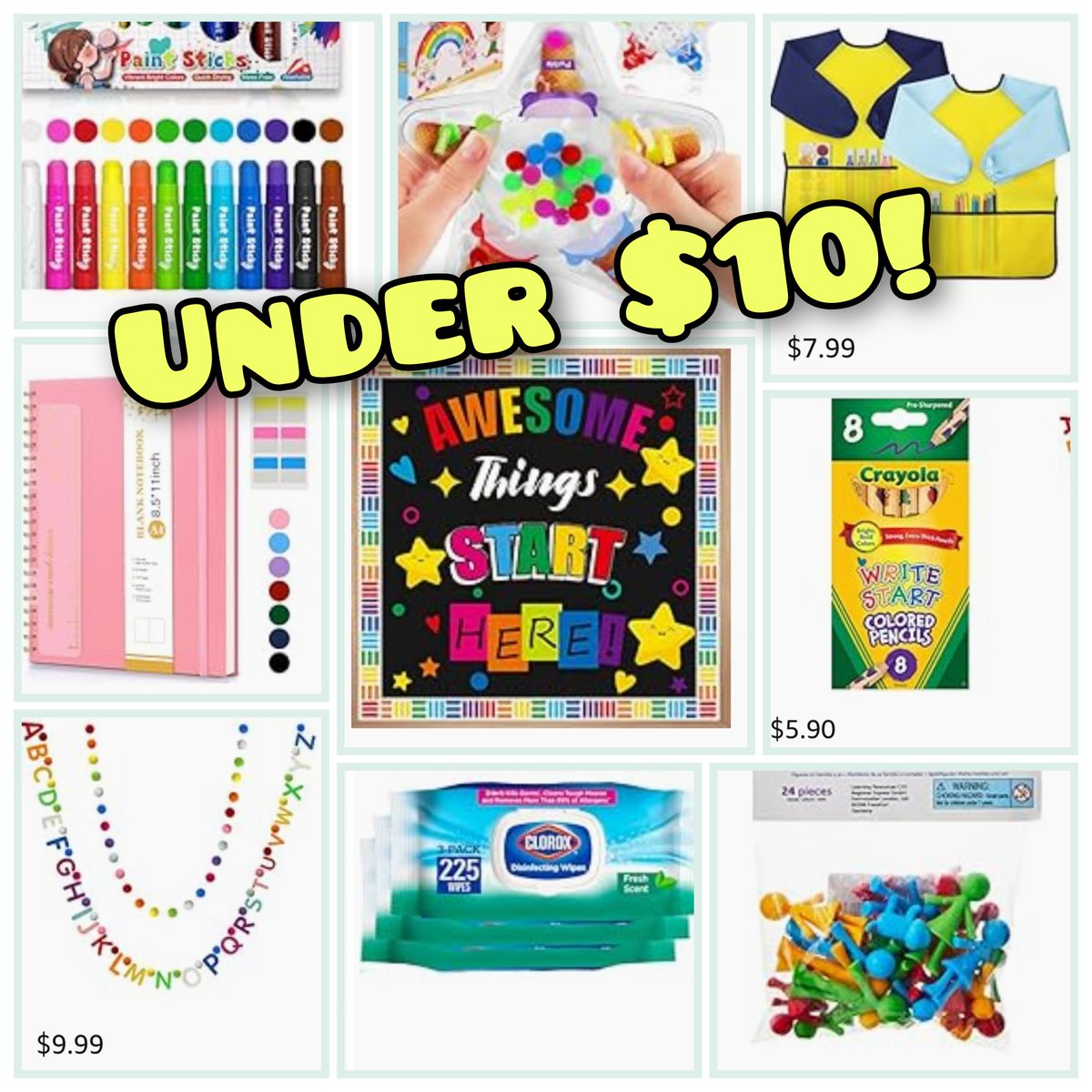 <a href="/dbrenee/">Dee</a> TY for the share space💙

SO MANY of my most-needed items are under $10! #clearthelist
❤️Class Decor
💛Smocks
💙Toys
❤️Art Supplies
...&amp; more!

👋NJ preschool teacher
I'm moving buildings so my list has toys &amp; supplies for the move
amazon.com/hz/wishlist/ls…

Every RP &amp; 👀 helps