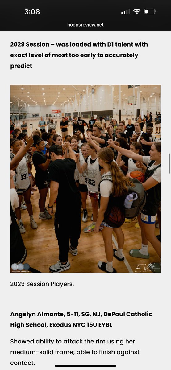 Beyond grateful to be named one of the Top 12 at the Project &amp; Perfect Camp. Thank you to @basketballbobcorwin and @hoopsreview__  for this recognition. Thank you again to @shanelaflin <a href="/bballjkey/">Jason Key</a> <a href="/kpannell_/">Kathlene 🍂</a> for the invitation to compete with some of the best in the US. This one