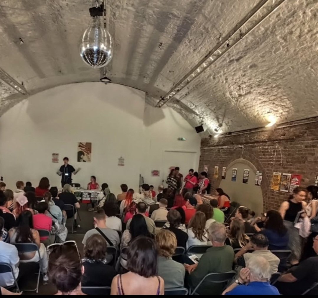 A few MarxFest #Marxism2025 photos. Every session FULL to the rafters (or disco balls).
Lots of young people, which was encouraging, and lots of stimulating discussion.
Wonderful.