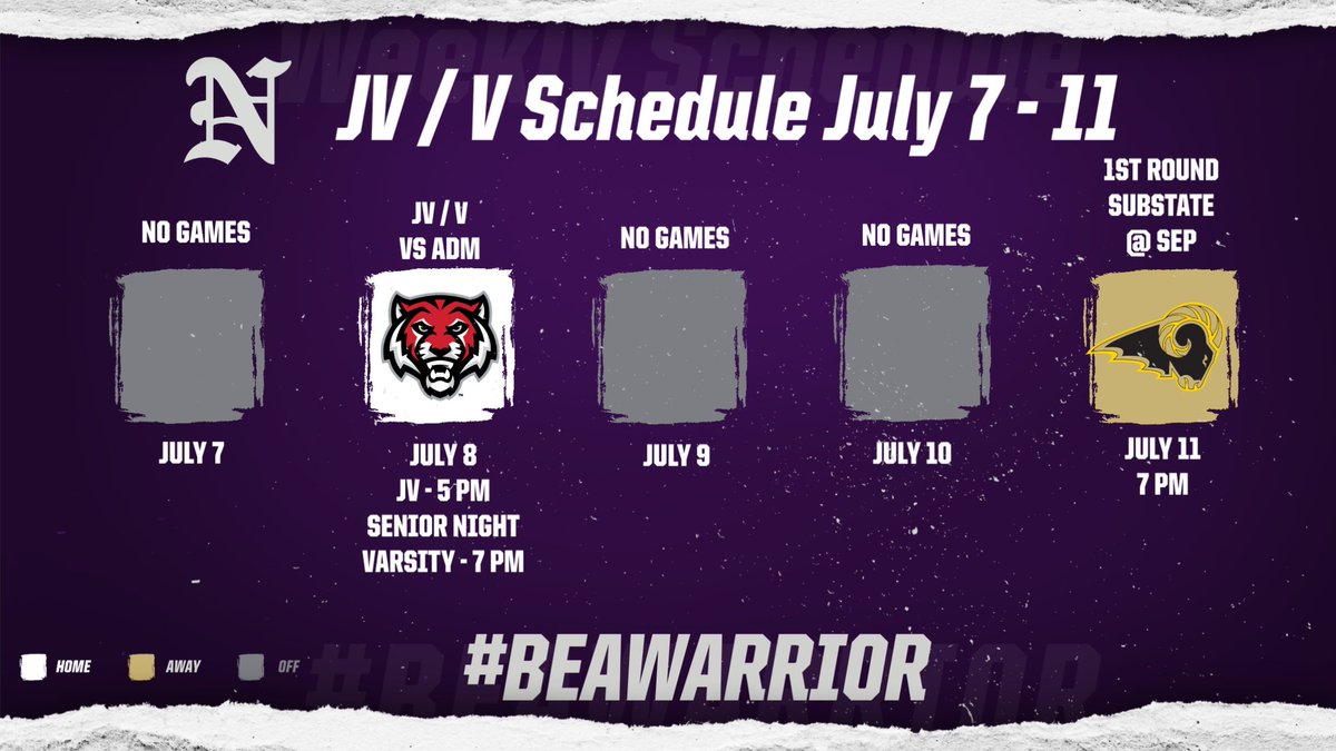 Senior Night on Tuesday

1st Round Substate on Friday