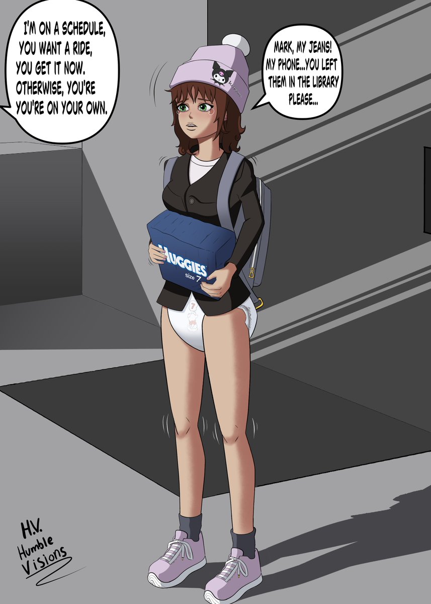 Isabella Martinez (Scene from Chapter 4) #diaper #diapers #diapergirl #diapergirls #abdlart #abdl