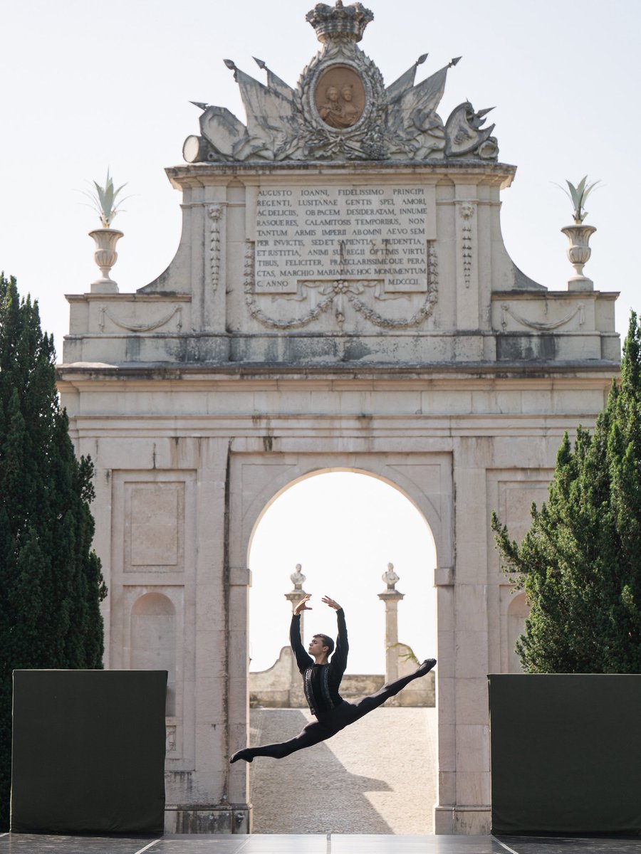 chrismarney's tweet image. Onstage by @photobyASH of the recent tour to Sintra with London City Ballet