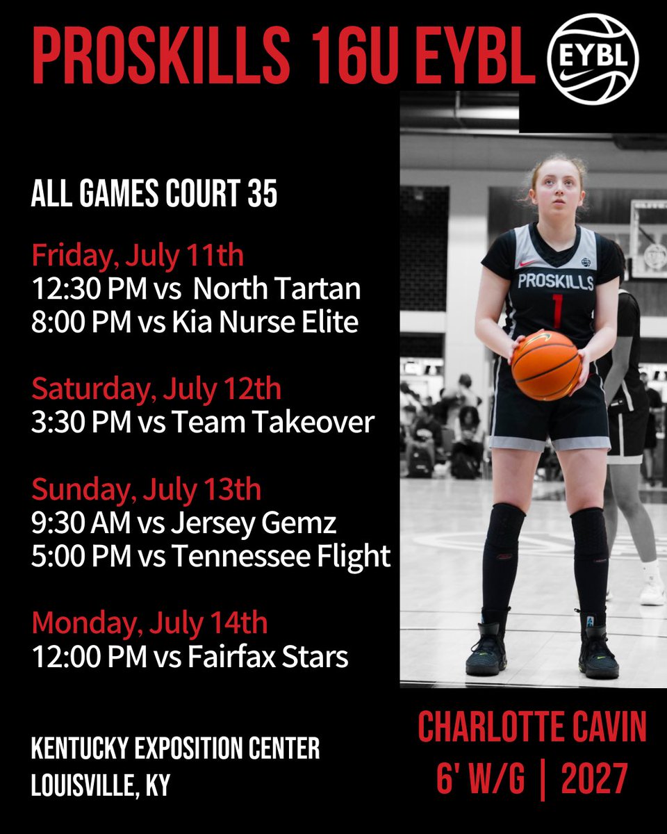 Charlotte Cavin (@charcavin) on Twitter photo Can’t wait to compete in Kentucky this weekend with <a href="/ProSkillsGBB/">ProSkills Girls Basketball</a> Can’t wait to compete in Kentucky this weekend with <a href="/ProSkillsGBB/">ProSkills Girls Basketball</a>