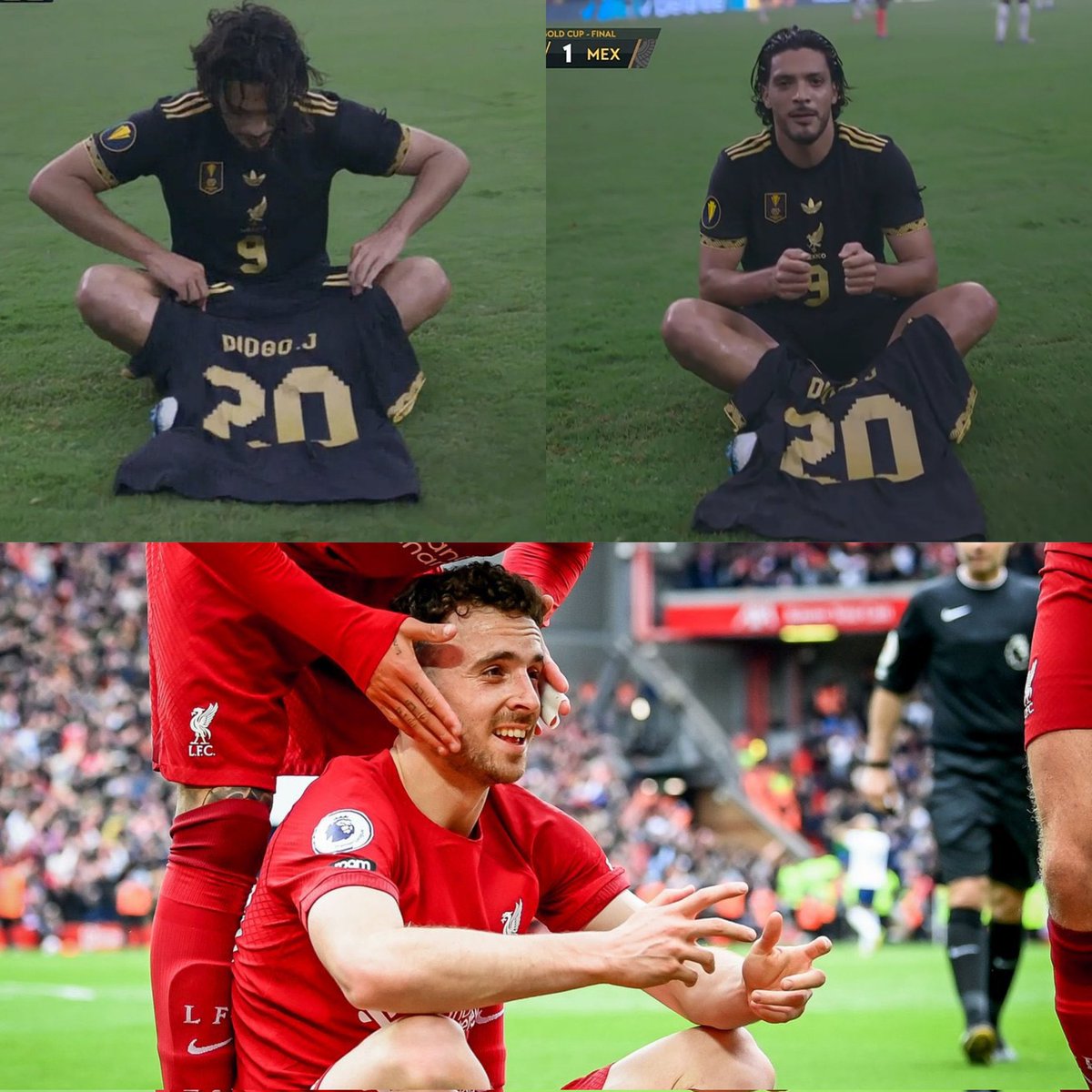 El homenaje de Raúl Jiménez para Diogo Jota ♥️