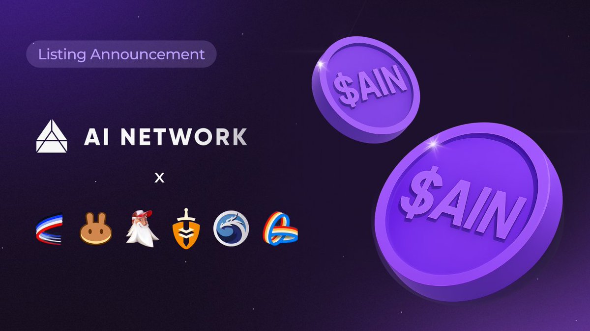 AI Network (@ainetwork_ai) on Twitter photo 🚀 $AIN Now listed on 7 major #DEXs! 👇
<a href="/Uniswap/">Uniswap Labs 🦄</a> : app.uniswap.org/swap?outputCur…
<a href="/AerodromeFi/">Aerodrome</a> : aerodrome.finance/swap?to=0xd442…
<a href="/PancakeSwap/">PancakeSwap</a> : pancakeswap.finance/swap?outputCur…
<a href="/LFJ_gg/">LFJ.gg</a> : lfj.gg/avalanche/swap…
<a href="/QuickswapDEX/">QuickSwap 🐲 DragonFi 2.0</a> dapp.quickswap.exchange/swap/best/0xc2…
<a href="/CamelotDEX/">Camelot</a> app.camelot.exchange/?token2=0xD442… 🚀 $AIN Now listed on 7 major #DEXs! 👇
<a href="/Uniswap/">Uniswap Labs 🦄</a> : app.uniswap.org/swap?outputCur…
<a href="/AerodromeFi/">Aerodrome</a> : aerodrome.finance/swap?to=0xd442…
<a href="/PancakeSwap/">PancakeSwap</a> : pancakeswap.finance/swap?outputCur…
<a href="/LFJ_gg/">LFJ.gg</a> : lfj.gg/avalanche/swap…
<a href="/QuickswapDEX/">QuickSwap 🐲 DragonFi 2.0</a> dapp.quickswap.exchange/swap/best/0xc2…
<a href="/CamelotDEX/">Camelot</a> app.camelot.exchange/?token2=0xD442…