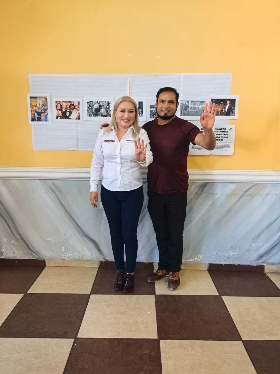MorenaPuebla_'s tweet photo. Hoy la Secretaria @Wendy_Aguilars visitó📍#SanSalvadorelSeco, tierra de cantera gris y negra, 🪨se realizó con éxito el Curso Introductorio en un círculo de estudio junto a militantes comprometidos con la transformación. https://t.co/15PIziNKQo