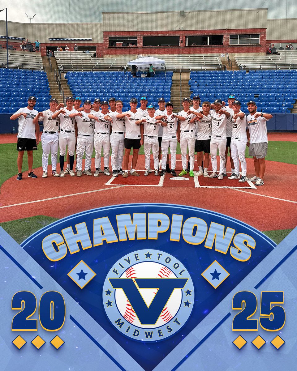 🏆CHAMPIONS!🏆

Congrats to <a href="/AdidasAsBSB/">Adidas A’s</a> 17U National on winning the 17U championship of the <a href="/FiveTool/">Five Tool Baseball</a> Midwest Ozark Mountain World Series!

#WatchEm