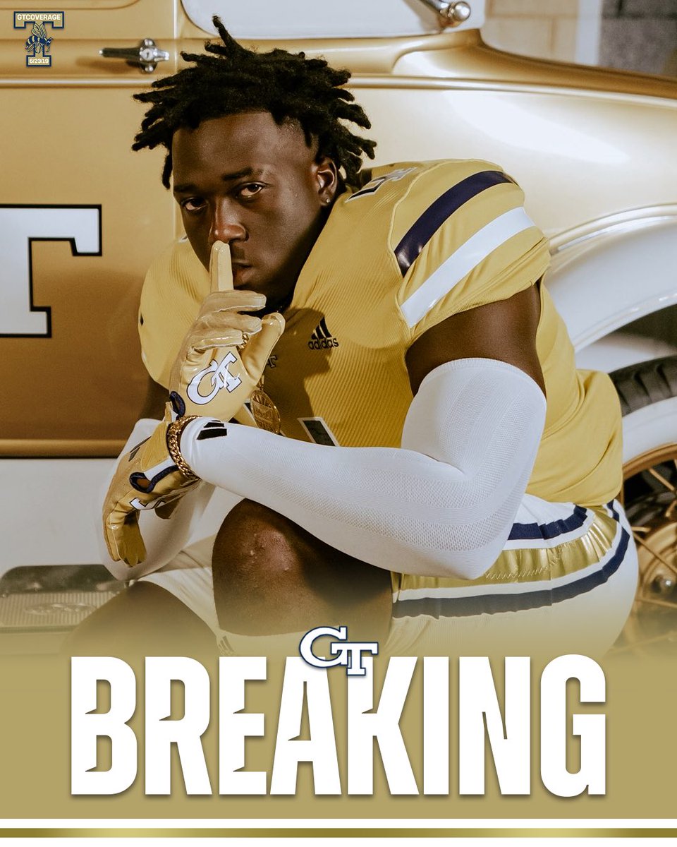 BREAKING: 3-star DT Freddie Wilson out of Port Orange, Florida has committed to Georgia Tech!

The 6’2” 265-pounder chose the Jackets over Minnesota and Miami 💪

Welcome to the Flats, Freddie!