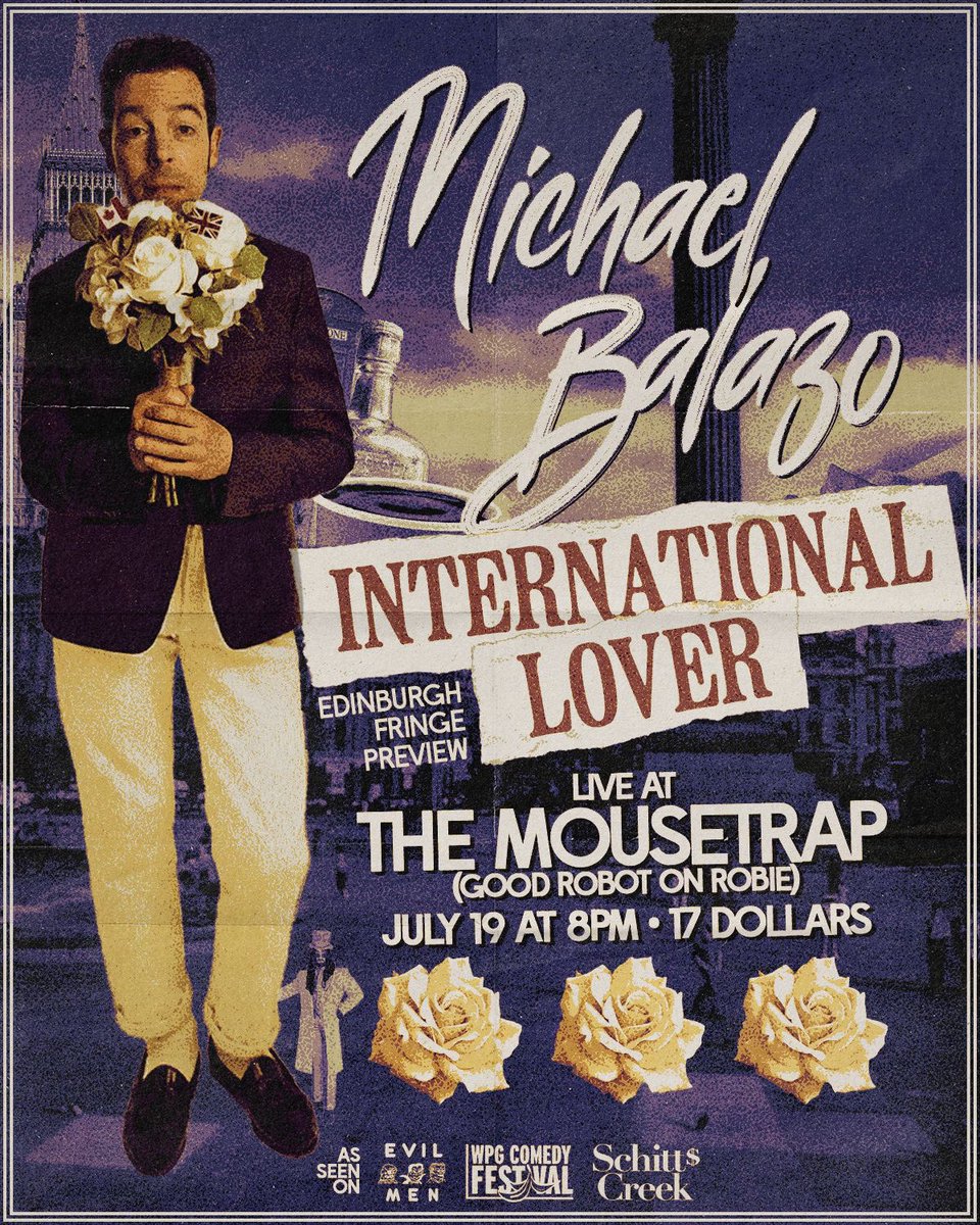 Michael Balazo (@mbalazo) on Twitter photo Halifax!
July 19 at Good Robot!
With opening acts Adam Myatt & Steff Macneil
Tickets: eventbrite.ca/e/michael-bala…
Poster by <a href="/mrnastynodrama/">andrew</a>
<a href="/halifaxnoise/">halifaxnoise</a> <a href="/HalifaxEvents2/">HalifaxEvents.ca</a> Halifax!
July 19 at Good Robot!
With opening acts Adam Myatt & Steff Macneil
Tickets: eventbrite.ca/e/michael-bala…
Poster by <a href="/mrnastynodrama/">andrew</a>
<a href="/halifaxnoise/">halifaxnoise</a> <a href="/HalifaxEvents2/">HalifaxEvents.ca</a>