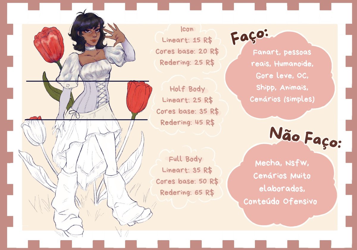 anneyee_'s tweet image. ─ COMISSÕES ABERTAS ⋆ 🎨

 Oiii, venho aqui com a nova Tabela de comissões, mais informações no carrd abaixo ⬇️

anneyeecommsinfo.carrd.co

Qualquer duvida estou a disposição, só chamar na DM ! ♡

Vem comprar desenho comigo 🥰

❤️+🔄= Um Artista feliz