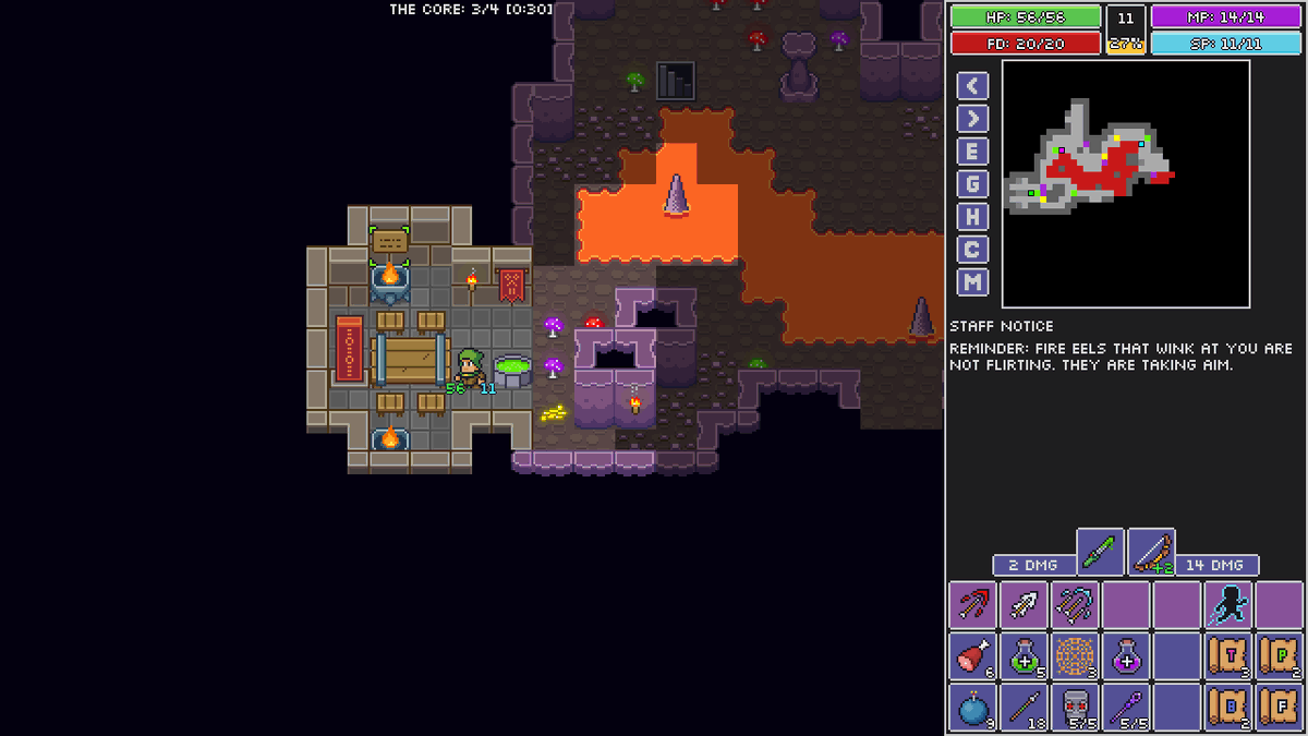 'Reminder: Fire Eels that wink at you are not flirting. They are taking aim.'

Sigh... I thought we had something...

#indiegamedev #indiegame