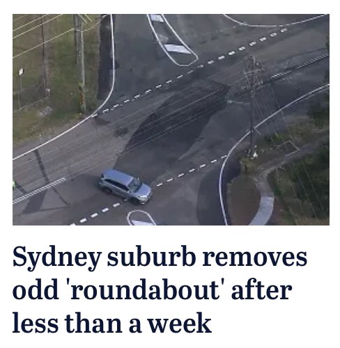 Local government wasting $millions of ratepayer dollars building annoying roundabouts and bike lanes.