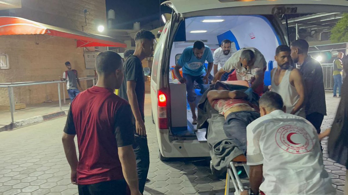 4 إصابات منهن2 بحالة خطيرة نتيجة الاستهداف لخيام النازحين قبل قليل...