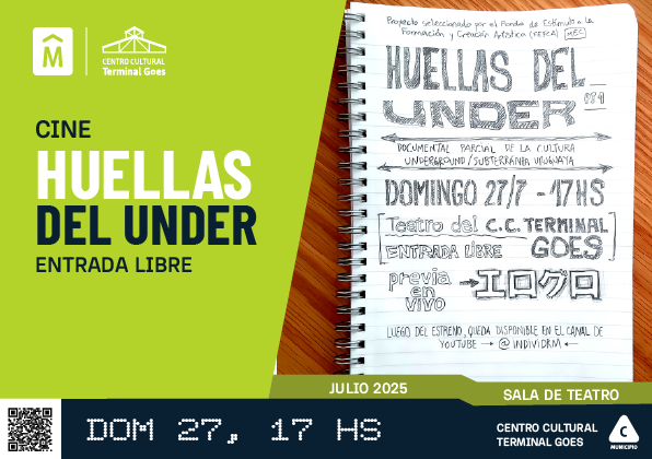 Estreno! 27 de Julio nos vemos en <a href="/CCTerminalGoes/">C. C. Terminal Goes</a> !
#Uruguay #underground #doityourself