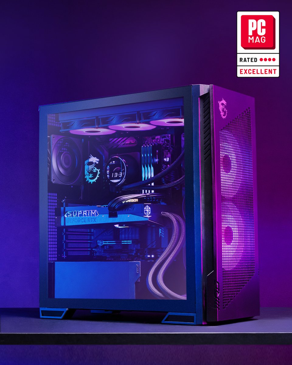 Rated Excellent by PCMag! 🎉
Looking for a solid reverse-connector PC case? MPG Velox 300R Airflow PZ is your top choice — built for powerful airflow, easy installation, and clean cable management.
msi.gm/VELOX_300R-PZ