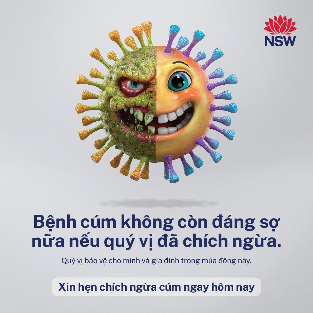 Influenza is serious, but it isn’t as scary if you’re vaccinated. 
The flu vaccine is free for children under 5 and recommended for everyone aged 6 months and older. It’s quick, safe, and easy. Book now: buff.ly/y8zEhW2
More translated info: buff.ly/iWnIvaz