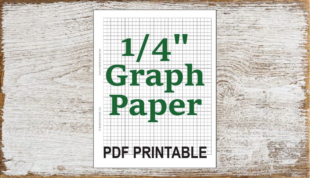 Graph Paper: Quarter-inch graph paper with gray lines. Free to print (PDF).  #graphpaper #math #mathematics #freeprintable studenthandouts.com/math/quarter-i…