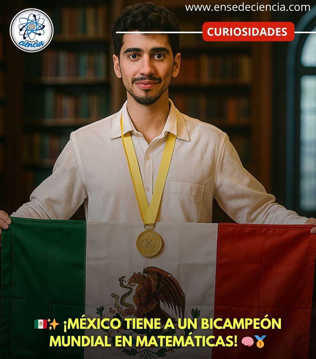 🌟🇲🇽 ORGULLO MEXICANO: ¡ROGELIO HACE HISTORIA EN MATEMÁTICAS! 🧠🥇

A sus apenas 18 años, Rogelio Guerrero Reyes, originario de Aguascalientes, se convierte en el primer mexicano en ganar dos medallas de oro en la Olimpiada Internacional de Matemáticas. 📚✨

🏅 Japón 2023
🏅