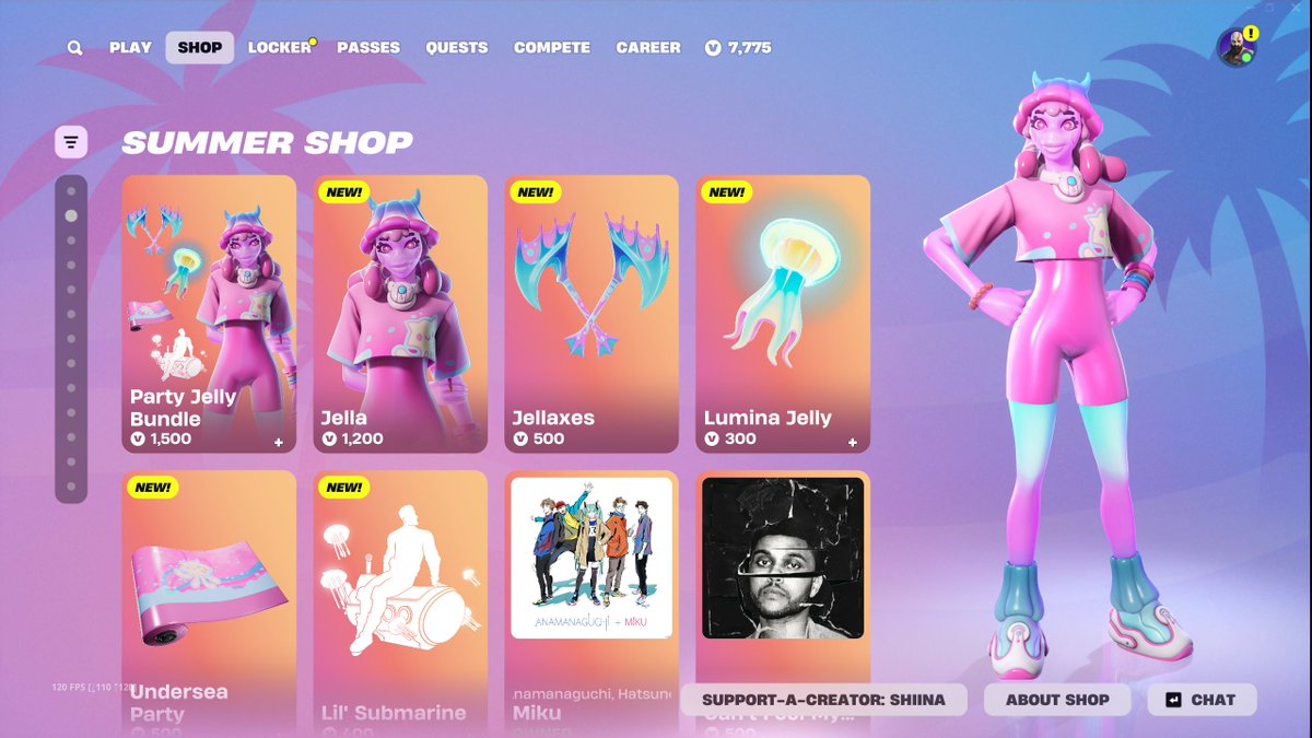 NEW PARTY JELLY SKIN IS FINALLY AVAILABLE 🔥

GET HER HERE: fortnite.com/item-shop?crea…

Use Code "Shiina" to support me, thank you!! ❤️ #EpicPartner