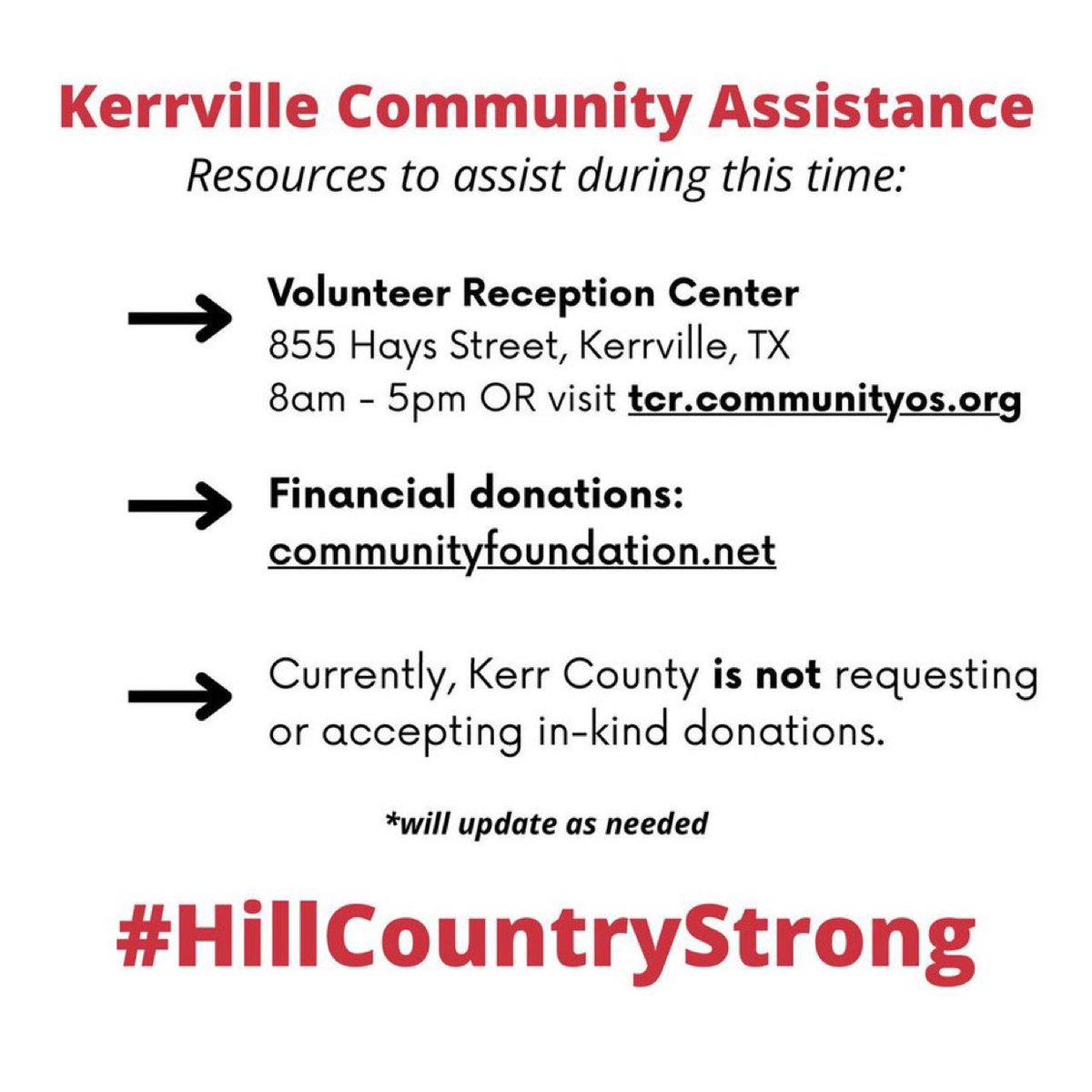 🚨Info for flood victim assistance!  

Spread the word!  Thank you!