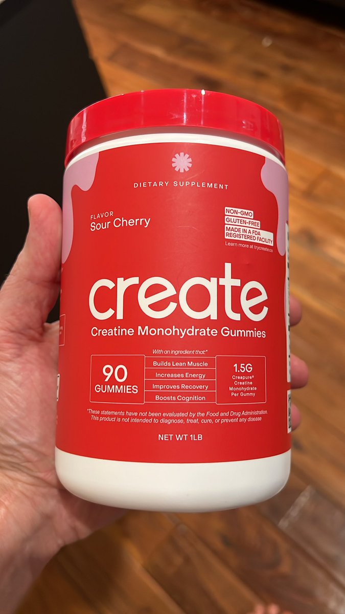 Nothing makes me remember to take a supplement more than making it the only candy I eat. And this flavor is 🍒 🧑‍🍳