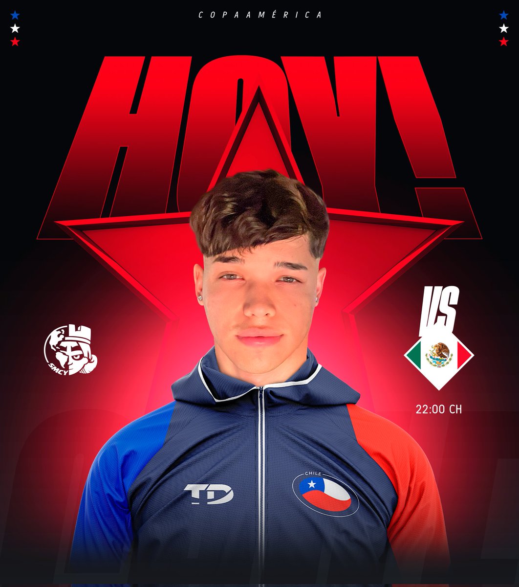🇨🇱 MATCHDAY

¡Hoy Chile hace temblar a México en Clash Royale!  Que se preparen para saltar muros de pura desesperación mientras demolimos sus torres.

🆚 <a href="/SeleccionCRmx/">Team México CR</a>
🏆 <a href="/CR_Supremacy/">Supremacy League</a>
⏰ 22:00 🇨🇱
📺 twitch.tv/recameca
🎙<a href="/Recameca/">Recameca 😈</a>

#SomosLaRoja
#VamosChile