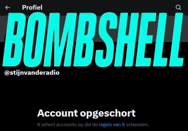 #BombShell #stijnvanderadio