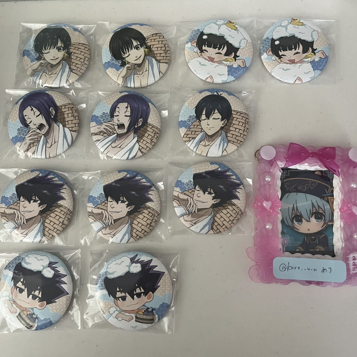 ブルーロック 極楽湯 和紙風缶バッジ 交換 買取 譲渡

譲 玲王 潔 ☆烏 蜂楽

求 氷織 等身 or ☆のみ定価譲渡可

🩵等身氷織くん買取も可2点〜
🩵交換は1点〜お声がけ下さい◎